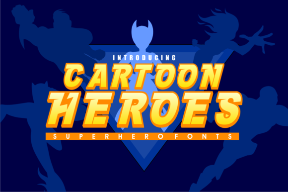 Cartoon Heroes: A Bold Typeface for Modern Design