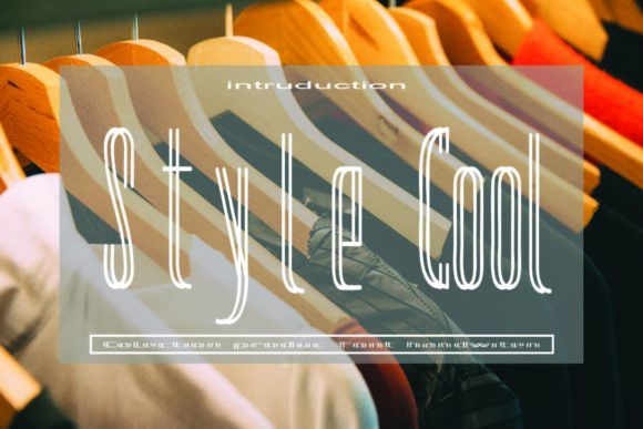 Discover the Elegance of the Style Cool Typeface
