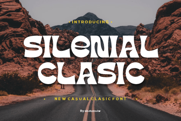 Silenial Clasic: A Groovy Display Font for Timeless Design