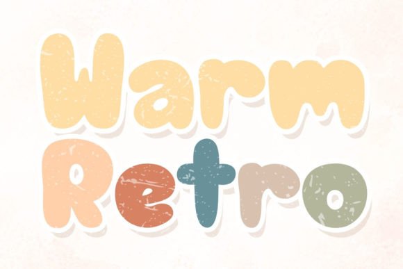 Warm Retro: A Typeface That Blends Nostalgia with Modern Design